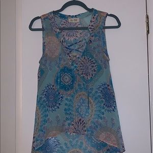 Bo Bel- Blue Tank Top